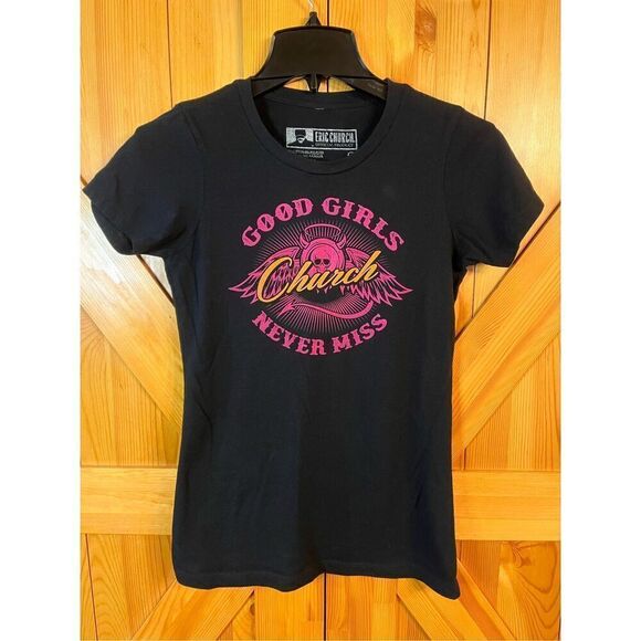 Eric Church Black T Shirt Size Small (3754) - Picture 1 of 4